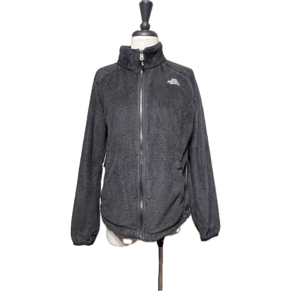 The North Face Women's Black Fleece Full Zip Jacket Size Large